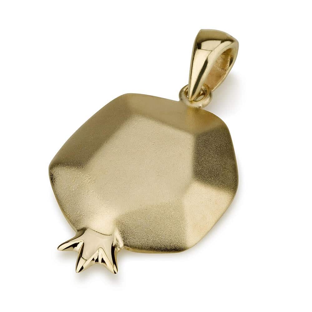 14K Gold Pomegranate Pendant 14K Gold Pomegranate Pendant