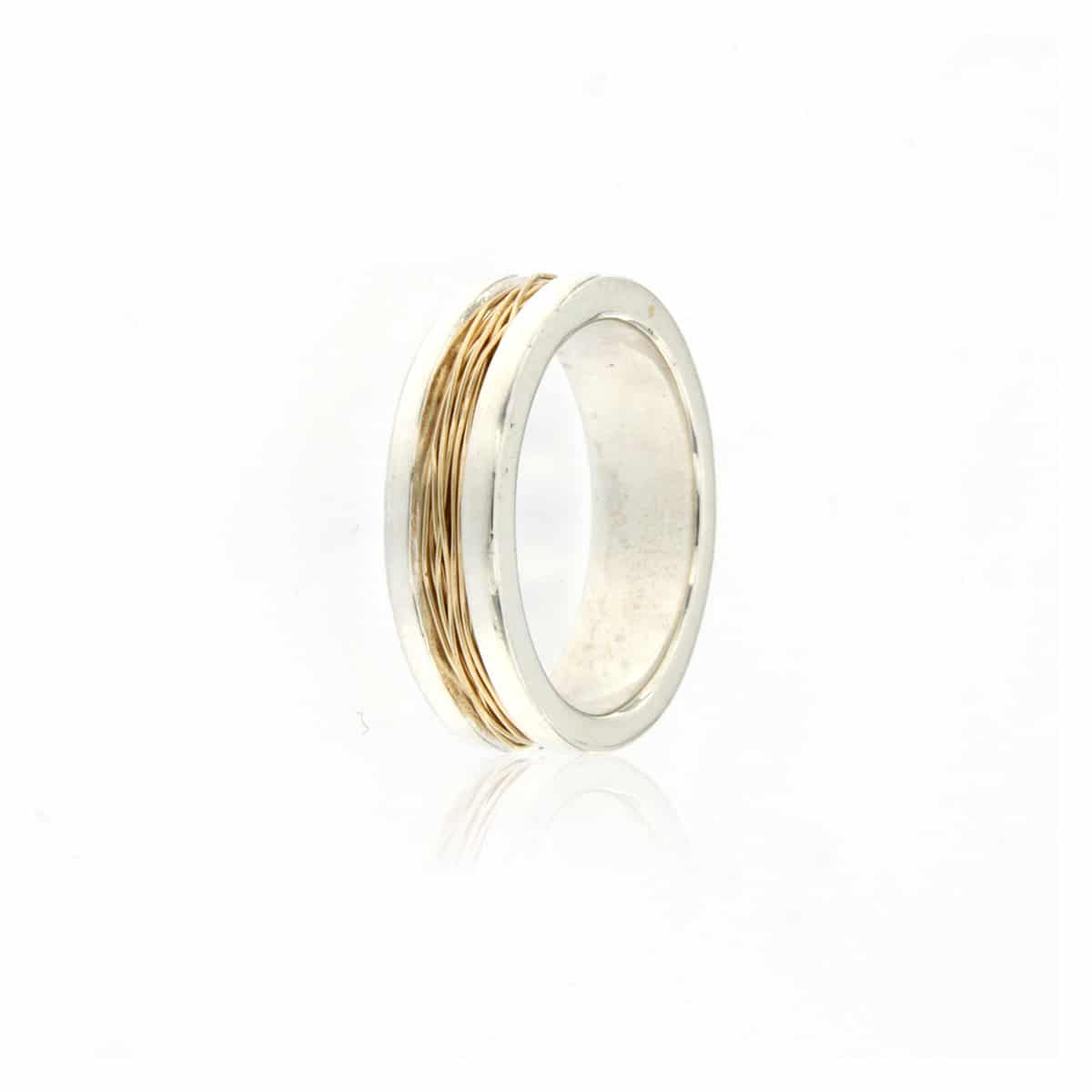 Gold Plated & Silver Ring Gold Plated & Silver Ring